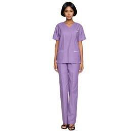 【Purchase Purple V-Neck Medical Uniform Set】|Xiansi Medical|Medical Aesthetics Industry|V-neck design|Piped pocket detailing|Dermatologists|Drawstring pants|Medical Uniform Specialty Store NU107 【Purchase Purple V-Neck Medical Uniform Set】|Xiansi Medical|Medical Aesthetics Industry|V-neck design|Piped pocket detailing|Dermatologists|Drawstring pants|Medical Uniform Specialty Store NU107
